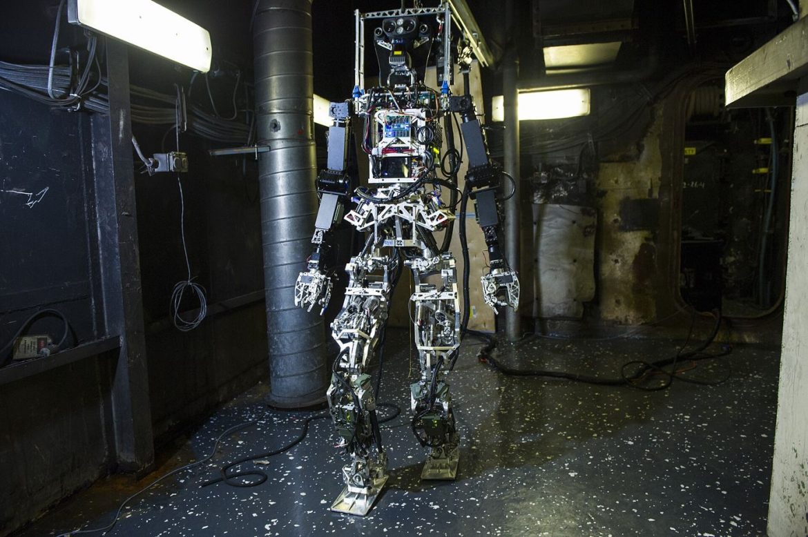 humanoid robot undergoing laboratory testing
