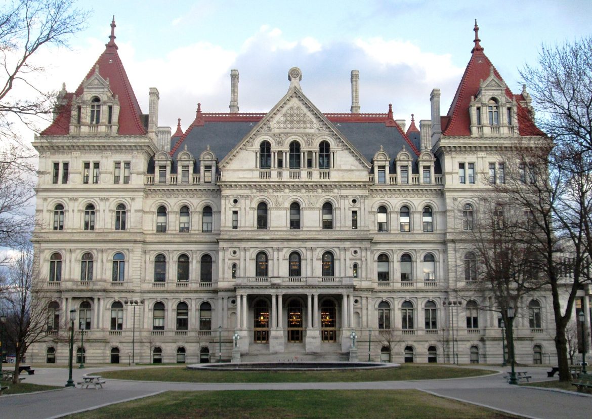 AI chatbots children – the New York State Capitol in Albany